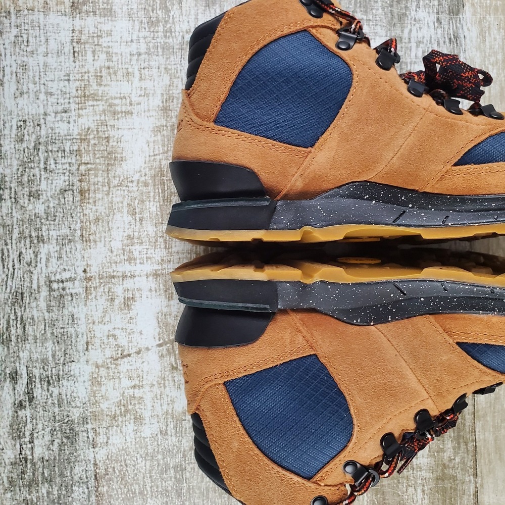 Danner Lace-Up Boots in Brown and Navy - Picture 6 of 12